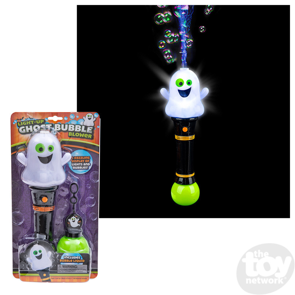 The Toy Network 12" Ghost Light-Up Bubble Blower