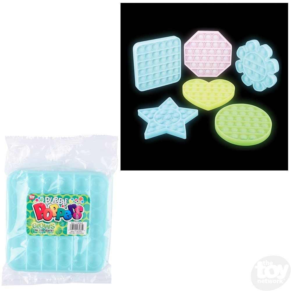 5" Glow In The Dark Bubble Poppers