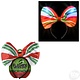 The Toy Network 10" Peppermint Light-up Bow Headband
