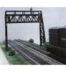 Pastime Hobbies Pastime Hobbies #402 Laser Cut Illuminated Double Track Signal Bridge Kit