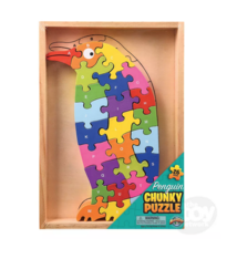 The Toy Network 10.25" X 7.25" WOODEN PENGUIN PUZZLE