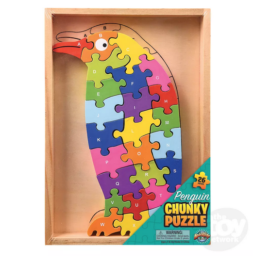The Toy Network 10.25" X 7.25" WOODEN PENGUIN PUZZLE