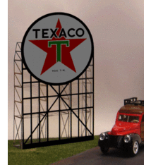 Miller Engineering Miller Engineering Light Works #55-010, Texaco Rotating Sign Sign