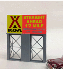 Miller Engineering Miller Engineering Light Works #88-3151, KOA RoadsideSign