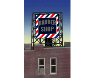 8930 Barber Shop Window Sign by Miller Signs 