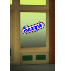Miller Engineering Miller Engineering Light Works #8905, Snapple Window Sign