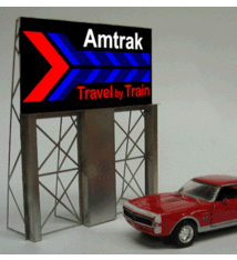 Miller Engineering Miller Engineering Light Works #8281 Amtrak Sign