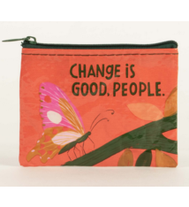 BlueQ Change Is Good People Coin Purse