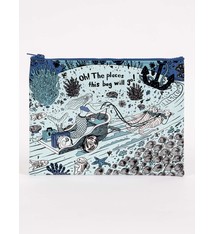BlueQ Oh! The Places Zipper Pouch