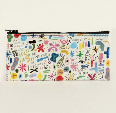 BlueQ Doodle Party Pencil Case