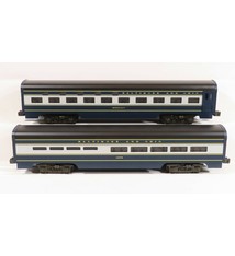 MTH - RailKing O-27 60' Streamline Sleeper/Diner,SF/Regal Isle(2)