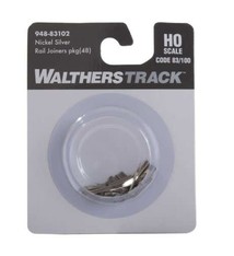 Code 83 Nickel Silver Rail Joiners -- pkg