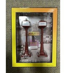 MTH - RailKing #30-1084 No. 57 Corner Lamp Set, Red