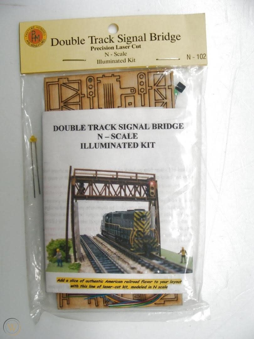 Pastime Hobbies #102, Pastime Hobbies N Scale signal bridge