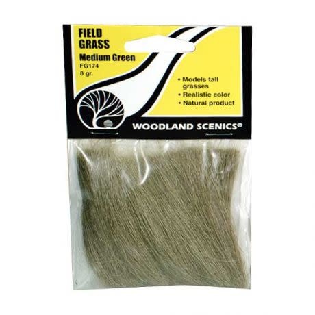 Woodland Scenics FG174 Woodland Scenics Field Grass Medium Green .28 oz