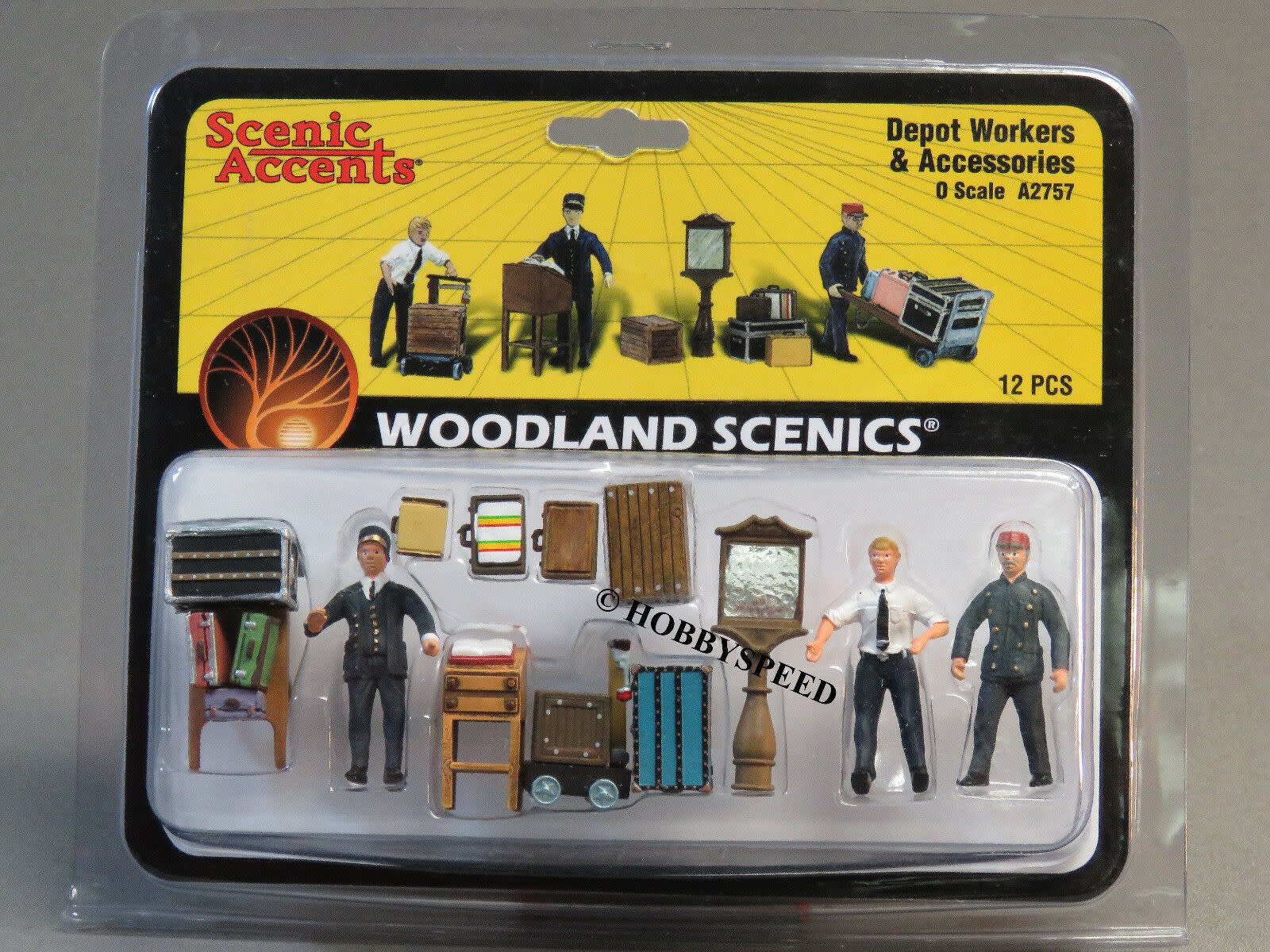 Woodland Scenics A2757 Depot Workers & Accessories O