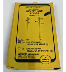 HO Utility Line Poles