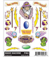PINECAR 464	 - 	DECALS MAGIC MACHINE