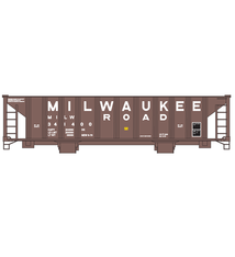 MTH - Premier O 2-Bay Offset Hopper, MILW #1 (6)