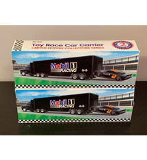 1994 Mobil 1 Racing Toy Race Car Carrier Truck Transporter 2nd Series