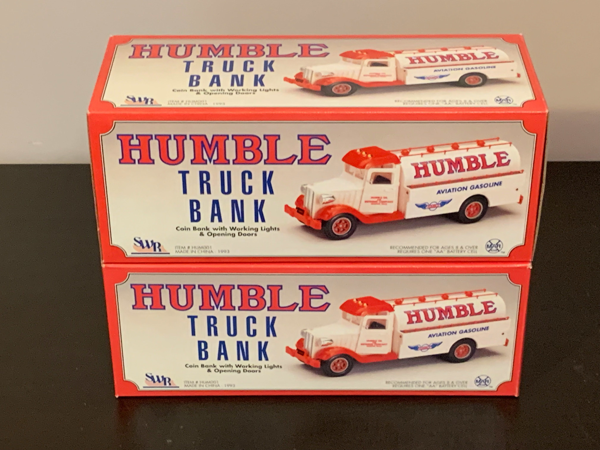 HESS 1993 Humble Aviation Gasoline Truck Bank
