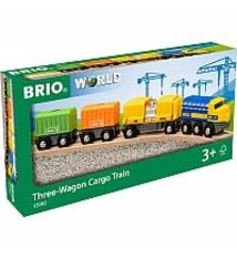BRIO Three Wagon Cargo Train
