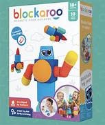 Blue Marble Blockaroo Magnetic Foam Builders, Small Robot