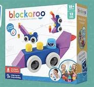 Blue Marble Blockaroo Magnetic Foam Builders, Medium Roadster