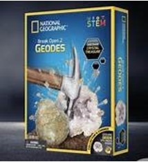 Blue Marble National Geographic Break Your Own Geode Kit