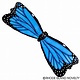 The Toy Network 55" Plush Blue Morpho Butterfly Wings