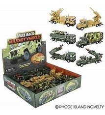 The Toy Network 6" Diecast Military Vehicles, per each