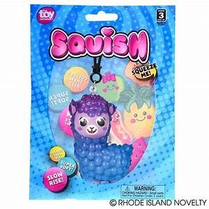 The Toy Network 3" Squish Alpaca Backpack Clip