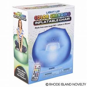Light-Up Color Changing Inflatable Chair