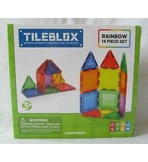Magformers Tileblox Rainbow 14pc Set