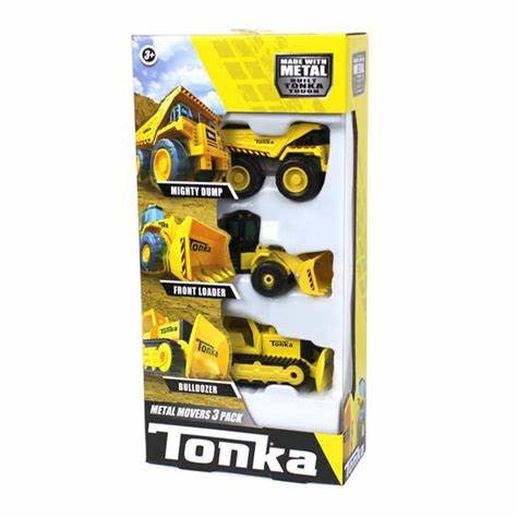 Tonka Metal Movers 3 Pack - Tonka