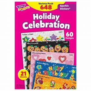 Trend Holiday Celebration Sparkle Stickers