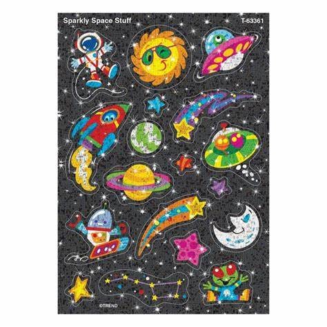 Trend Sparkly Space Stuff Sparkle Stickers