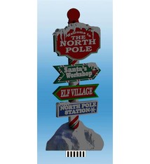 Miller Engineering Miller Engineering #88-2019, North Pole Sign