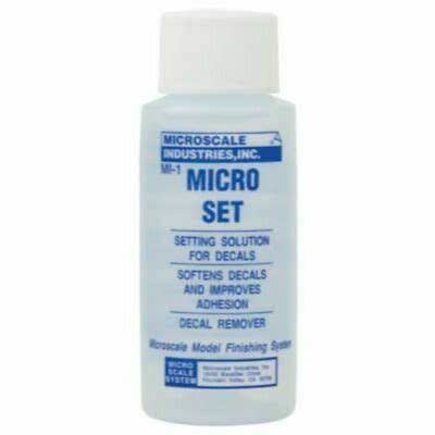 Microscale Micro Set Decal Setting Solution -- 1oz  29.6mL