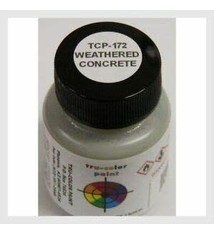 Tru-Color Railroad Color Acrylic Paint 1oz 29.6ml -- Weathered Concrete - Aged Concrete (Flat)