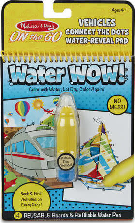 Water Wow Connect the Dots - Vehicles