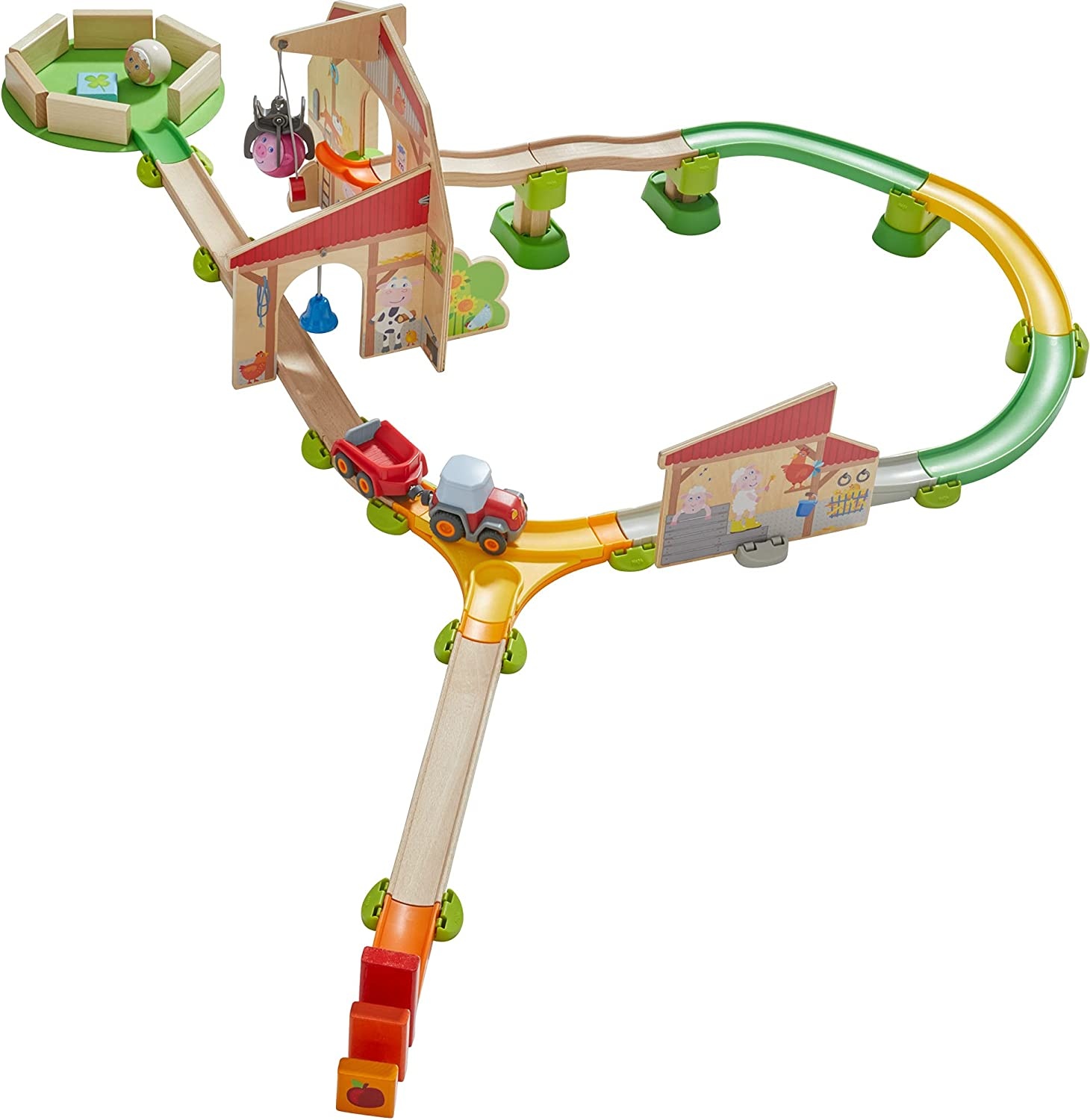 Haba Kullerbu Ball Track System Sound Play Farm Track