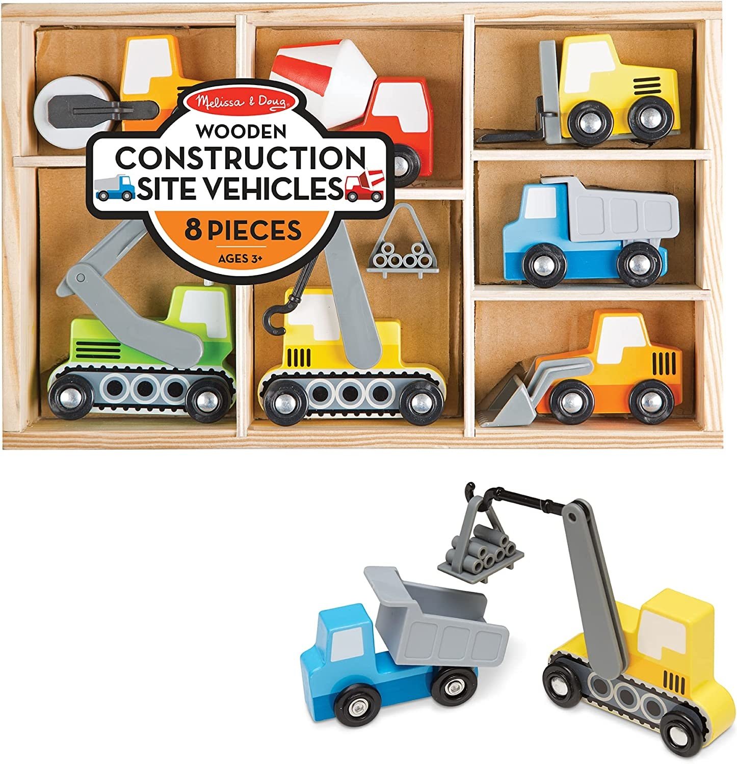 Melissa & Doug Construction Vehicle Set