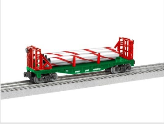 Lionel Candy Cane Flat Car