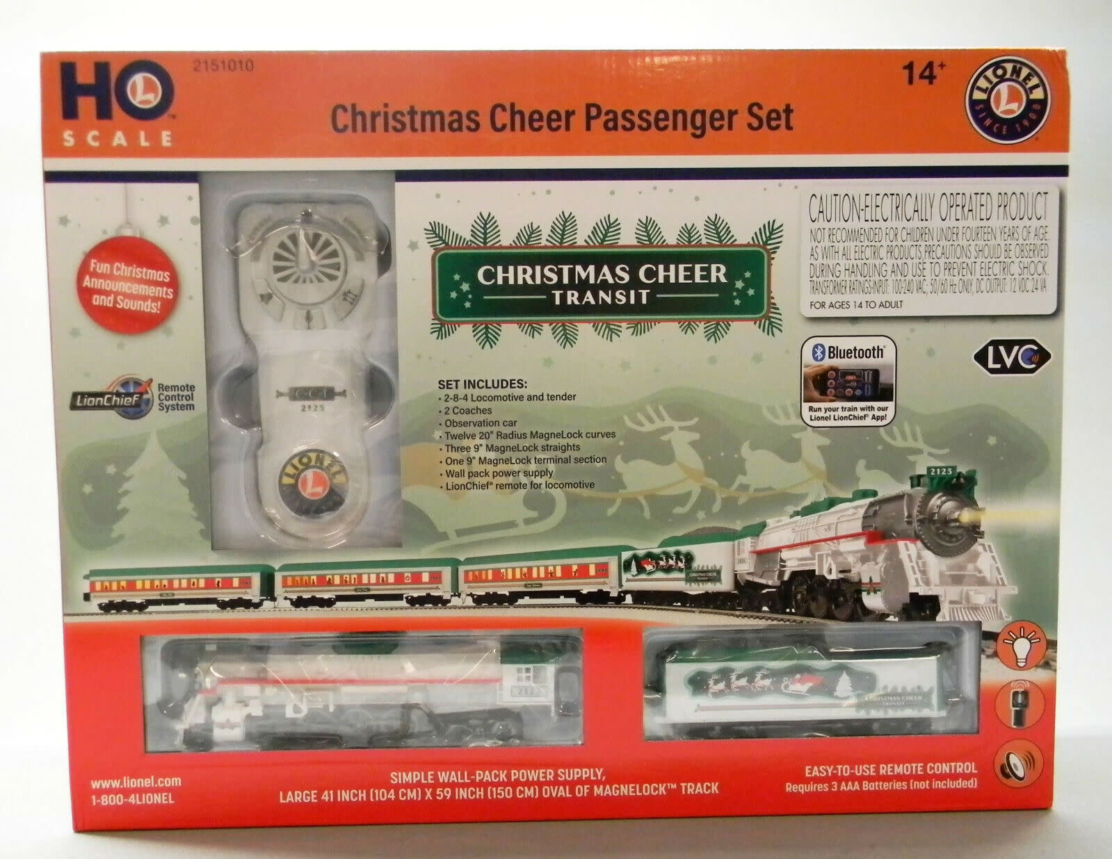 Lionel Lionel Christmas Cheer Pasenger Set
