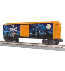 MTH - RailKing MTH Halloween Box Car w/Blinking Lights