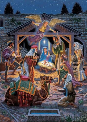 Masterpiece Holiday - Holy Night 500pc Glitter Puzzle