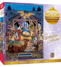 Masterpiece Holiday - Holy Night 500pc Glitter Puzzle