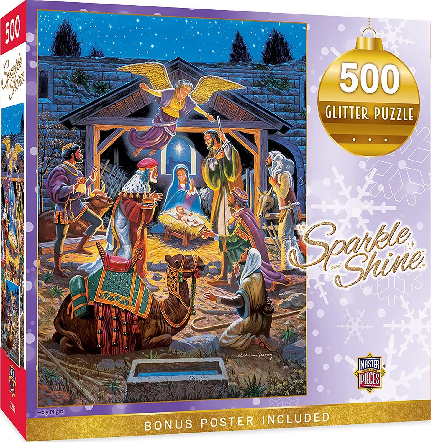 Masterpiece Holiday - Holy Night 500pc Glitter Puzzle