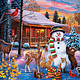 Masterpiece Holiday - Winter Visitors 300pc EzGrip Puzzle